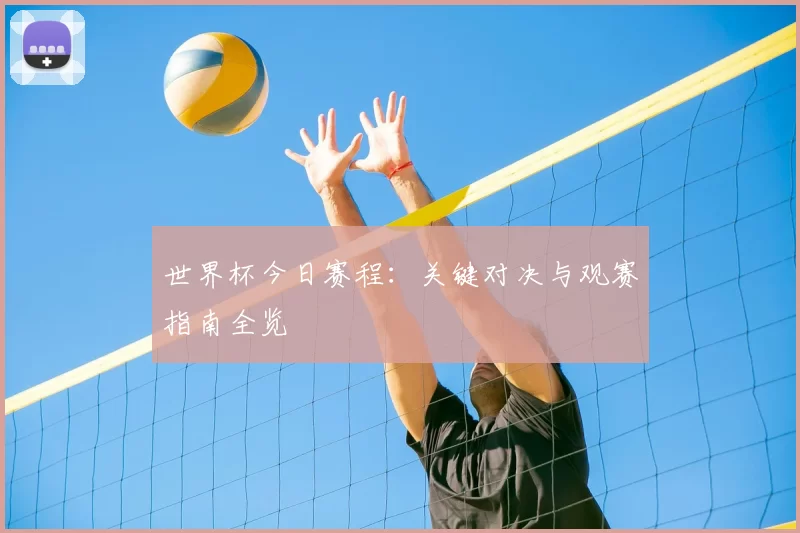世界杯今日赛程:关键对决与观赛指南全览